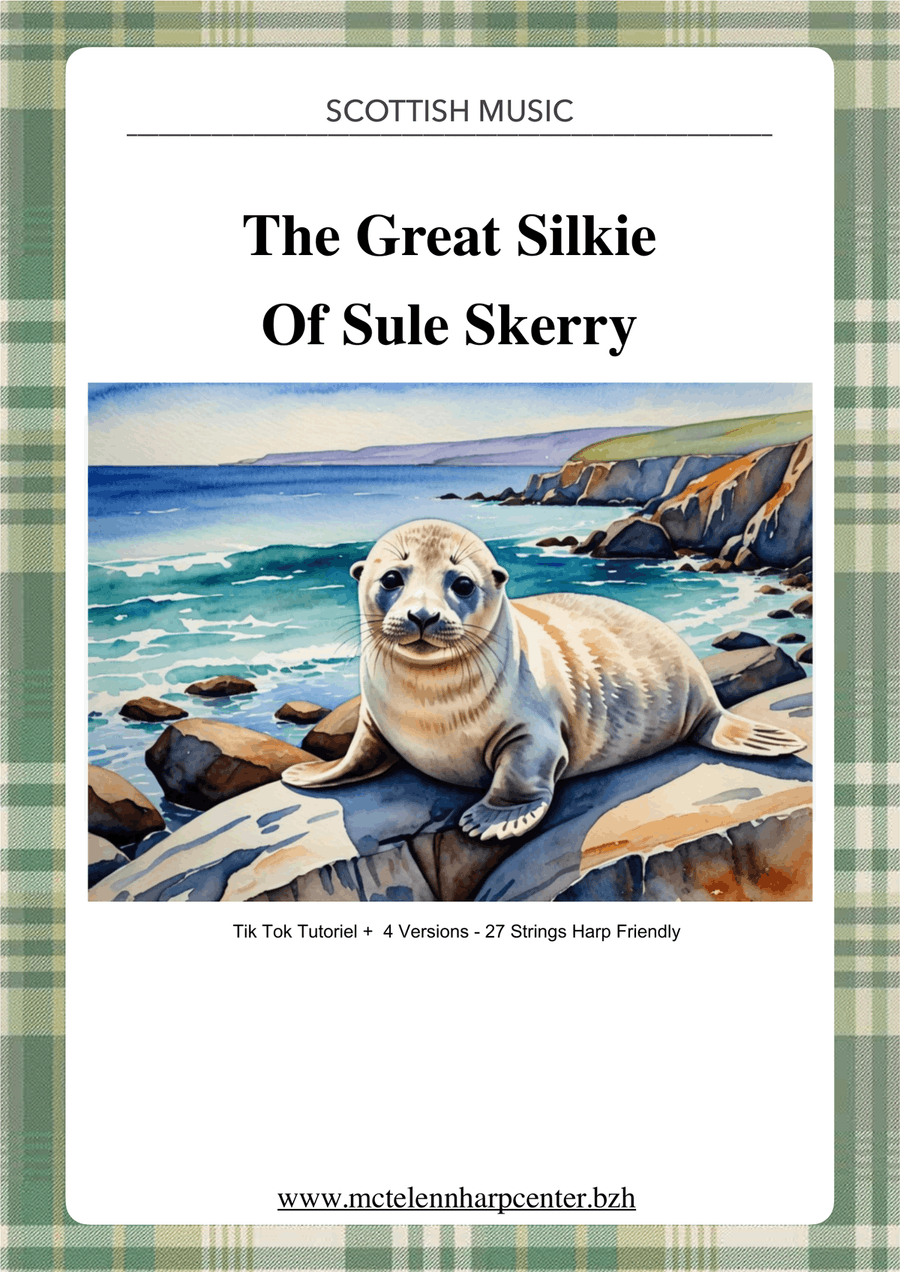 The Great Silkie Of Sule Skerry - New Update ! - beginner & 27 String Harp | McTelenn Harp Center Celtic Harp scores gallery preview page 1