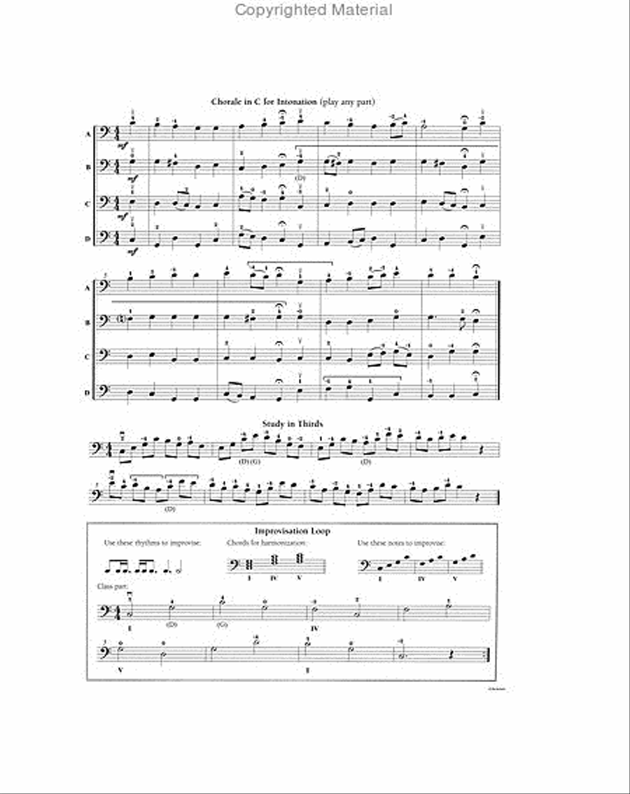 A Scale in Time, Double Bass Chamber Orchestra scores gallery preview page 6