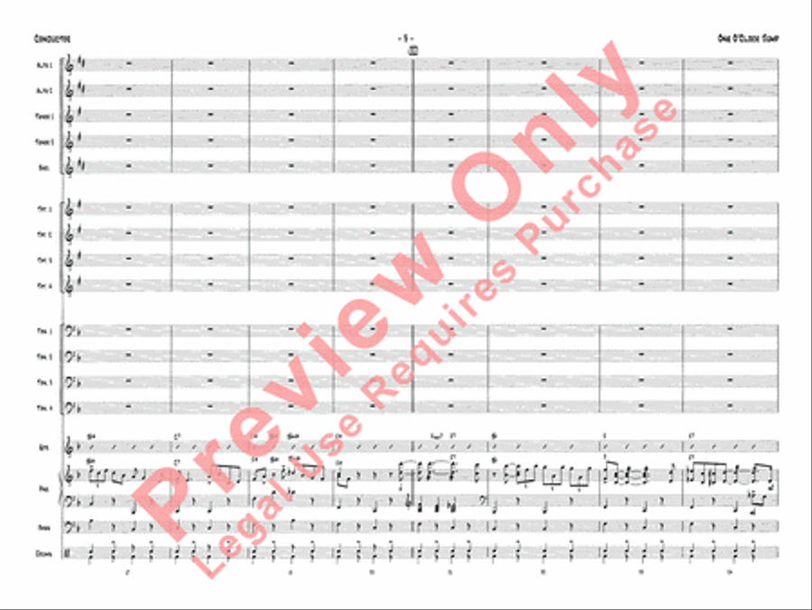 One O'Clock Jump Jazz Ensemble scores gallery preview page 6
