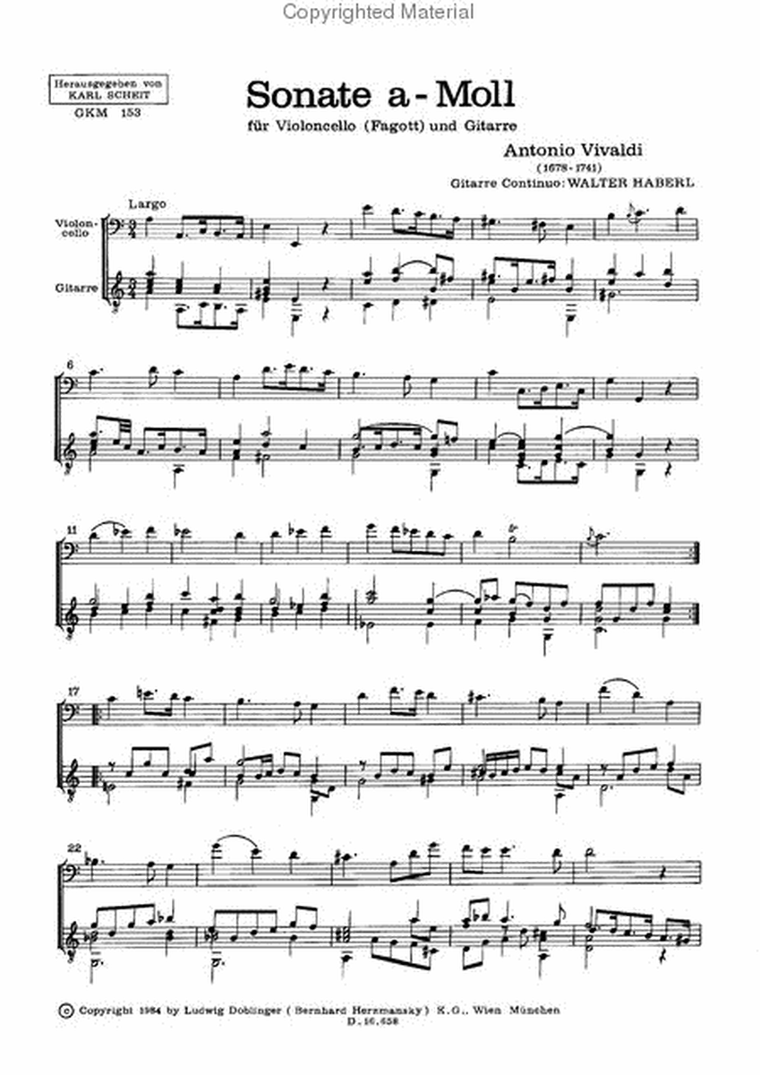 Sonata Nr. 3 a-moll