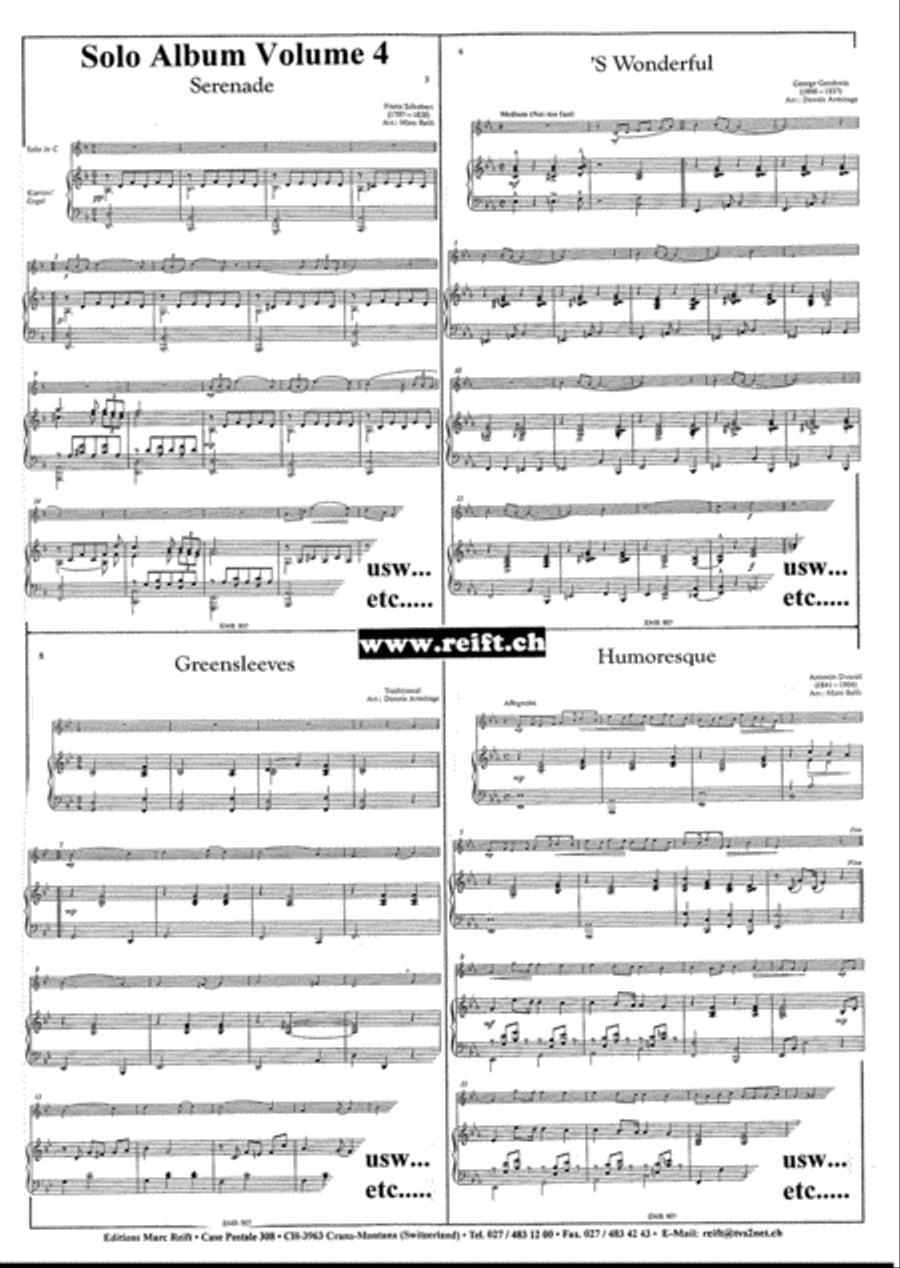 Solo Album (Vol. 1-10 + 2 CDs) by Dennis Armitage Bassoon Solo - Sheet Music page 18