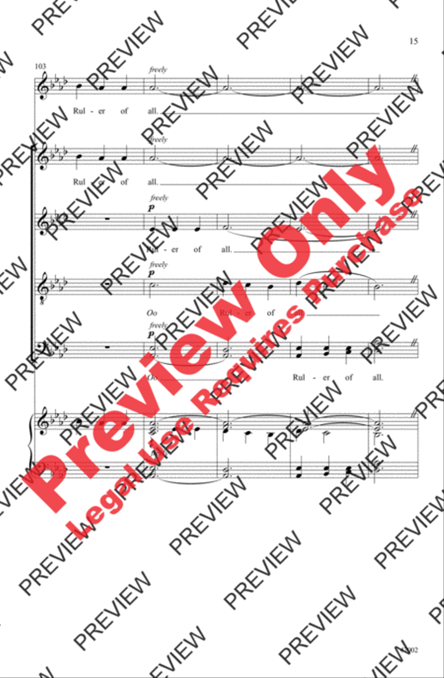 Be Thou My Vision Be Thou My Vision 4-Part scores gallery preview page 15