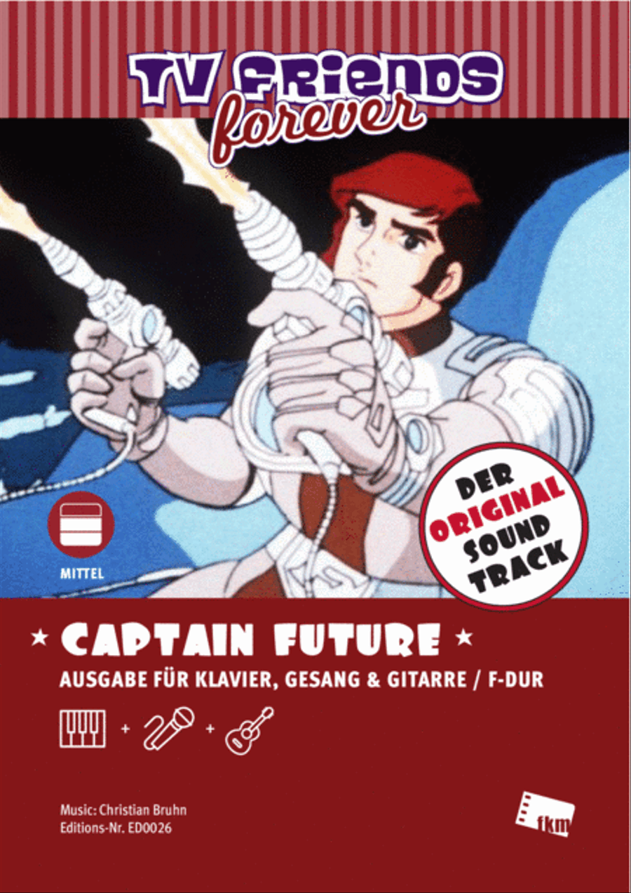 Captain Future Piano, Vocal, Guitar scores gallery preview page 1