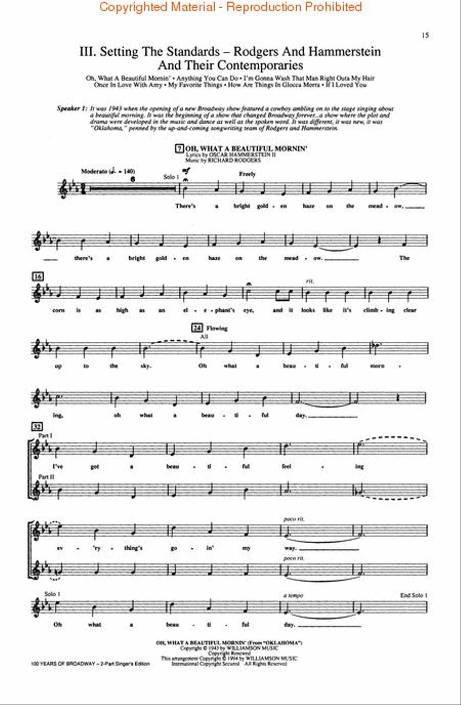 100 Years of Broadway (Medley) 2-Part scores gallery preview page 3
