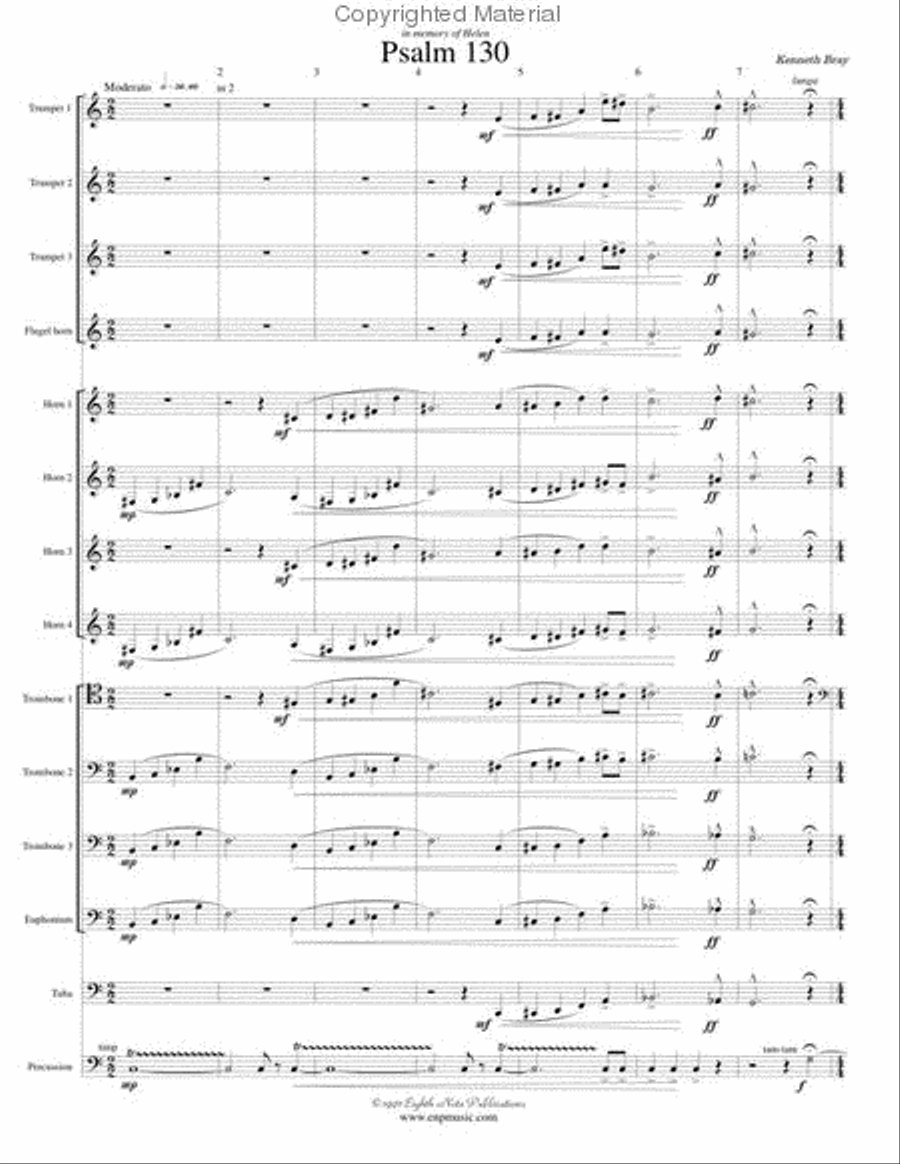 Psalm 130 Psalm 130 Small Ensemble scores gallery preview page 2