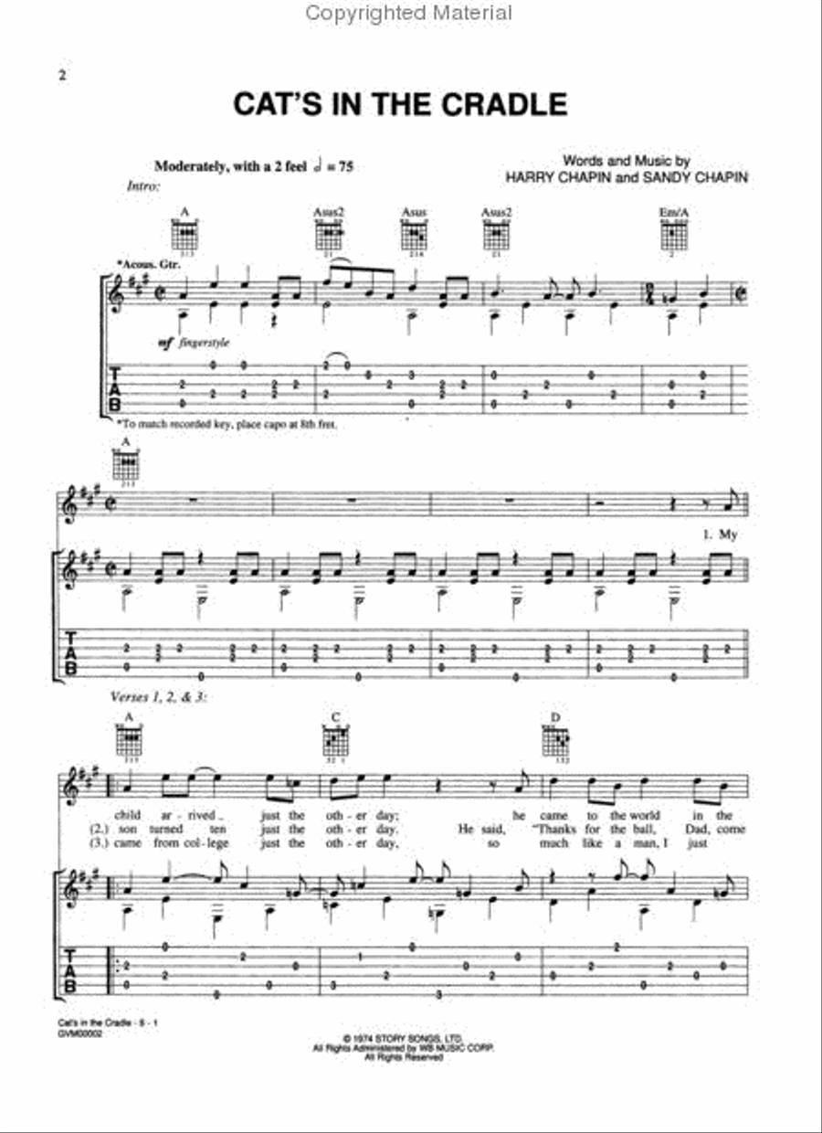 Cat's in the Cradle Small Ensemble scores gallery preview page 2