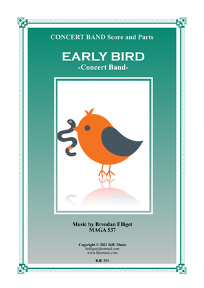 Book cover for Early Bird - Concert Band Score and parts PDF