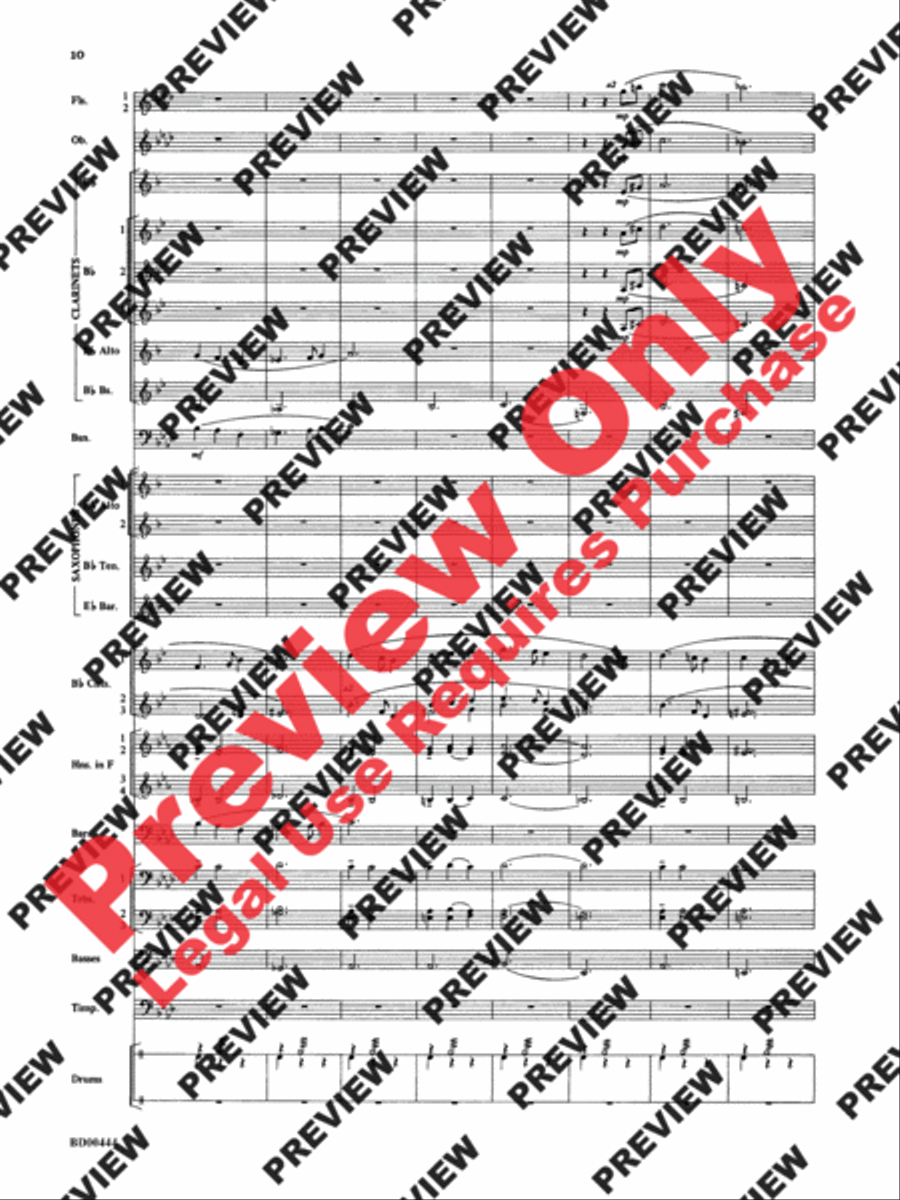 Lethbridge Overture Concert Band scores gallery preview page 11