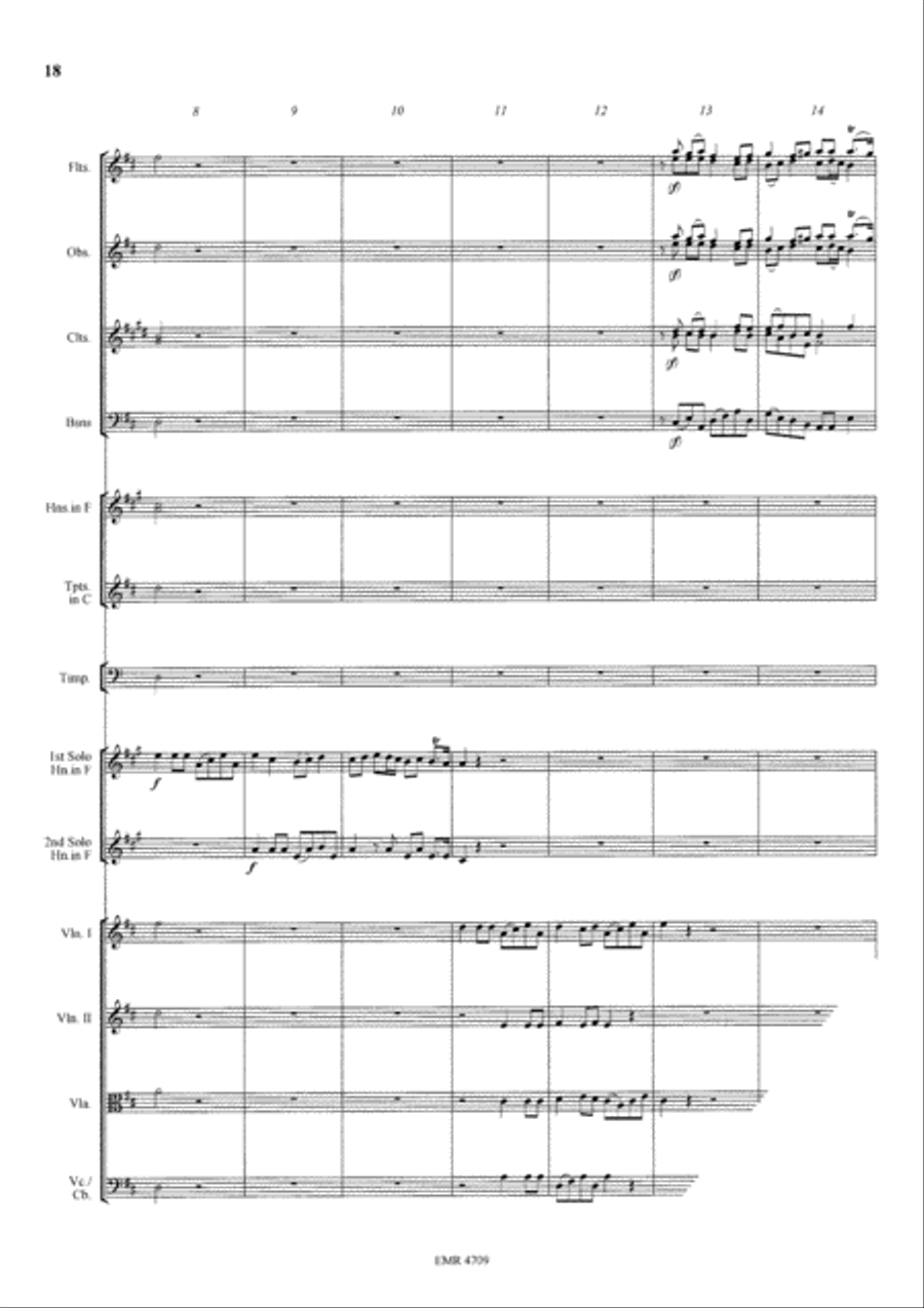 Sonata in D Orchestra scores gallery preview page 10