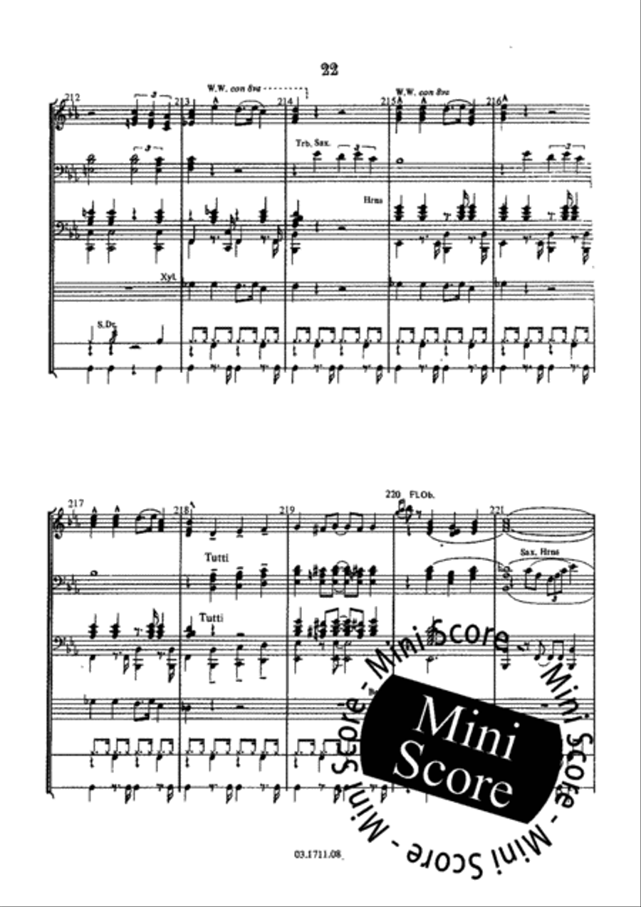 From the Sinatra Song Book Concert Band scores gallery preview page 26