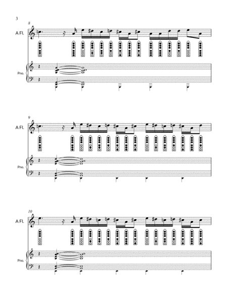 Etude No. 15 for "A" Flute - Chromatic Cognizance