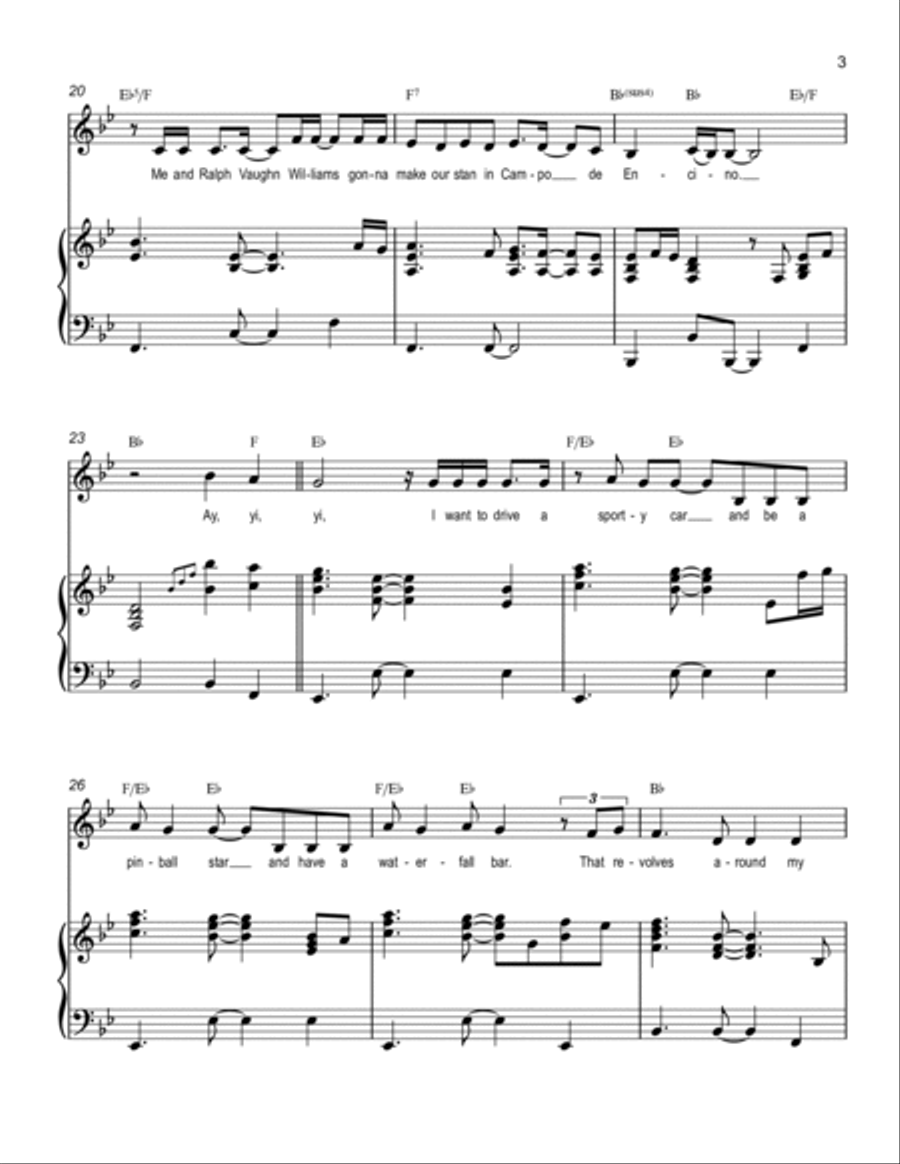 Campo De Encino Voice scores gallery preview page 3