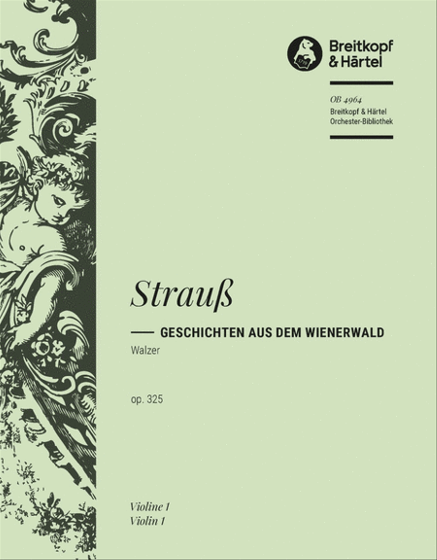 Tales from the Vienna Woods Op. 325 Orchestra scores gallery preview page 1