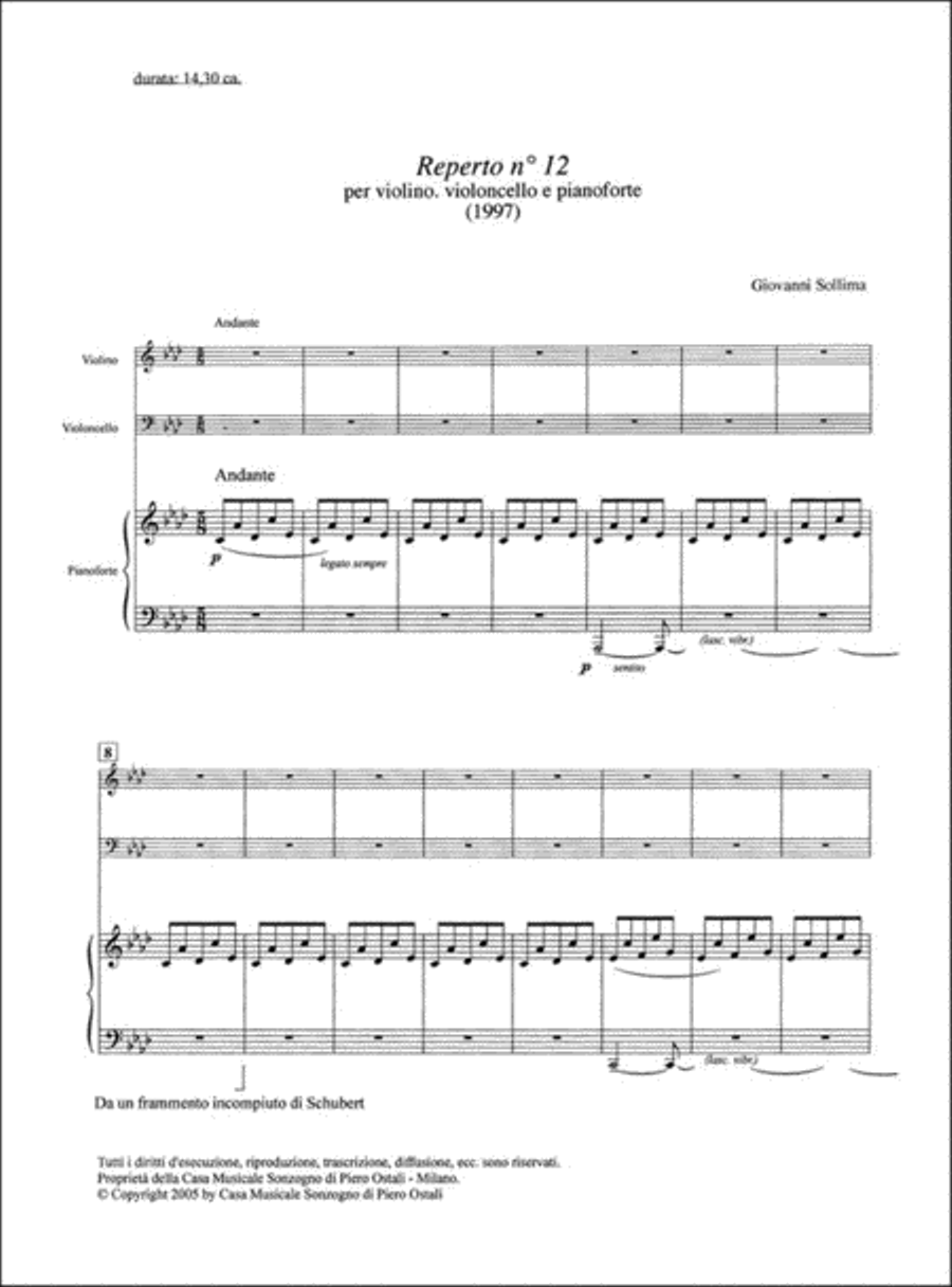 Reperto n° 12 Piano Trio scores gallery preview page 2