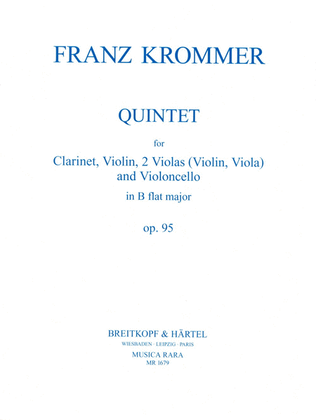 Book cover for Quintet in Bb major Op. 95