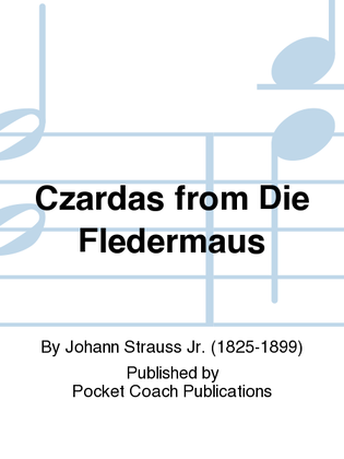 Book cover for Czardas from Die Fledermaus