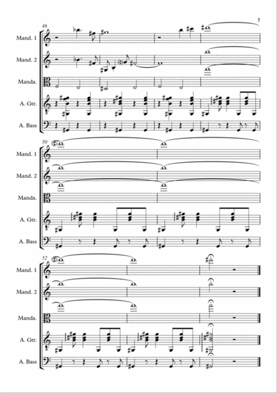 Goldfinger Goldfinger Small Ensemble scores gallery preview page 5