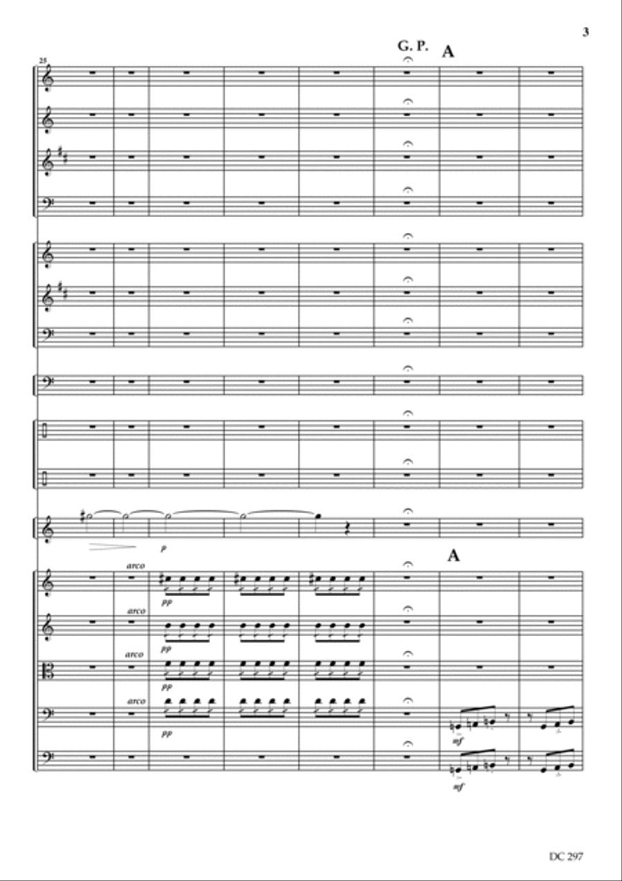 Conversation Concerto No.3 - for flute and orchestra [score] Percussion Ensemble scores gallery preview page 5