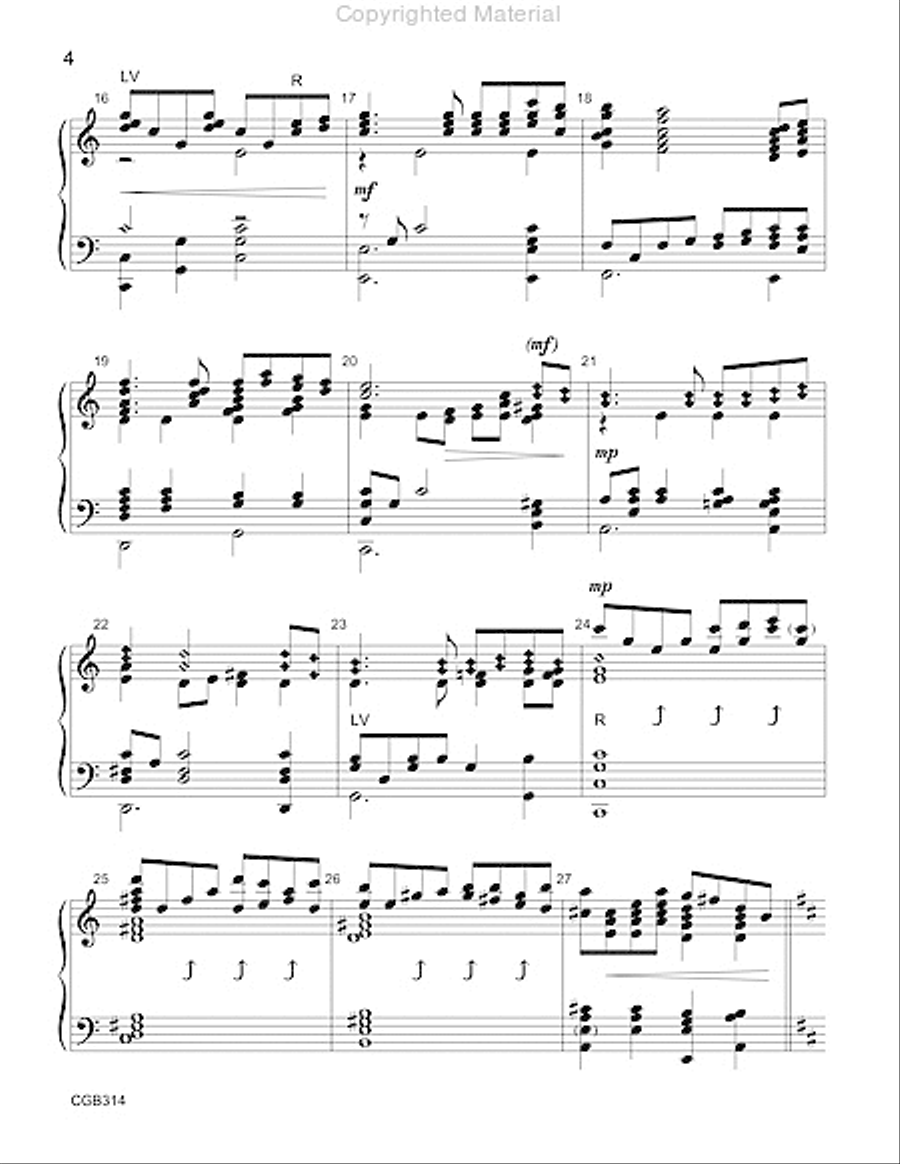 Day By Day Day By Day Handbell Choir scores gallery preview page 4