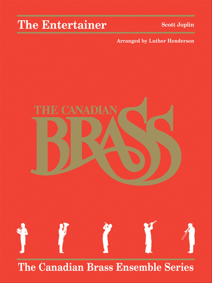 The Entertainer Brass Quintet scores gallery preview page 1