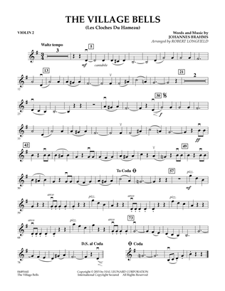 The Village Bells (Les Cloche du Hameau) - Violin 2