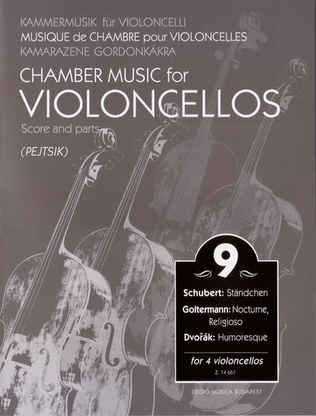 Book cover for Chamber Music for/ Kammermusik für Violoncelli 9