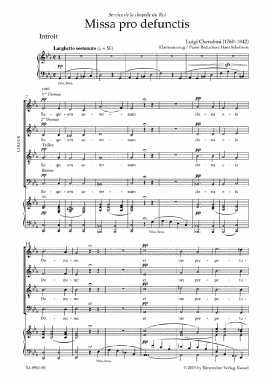Requiem in C minor 4-Part scores gallery preview page 2