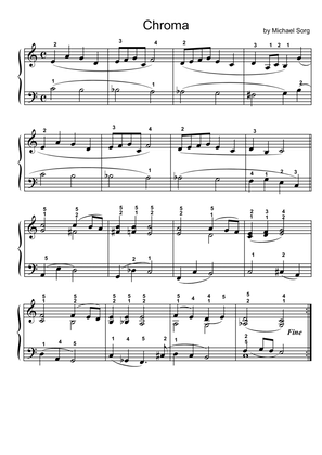 Chroma (easy piano solo)