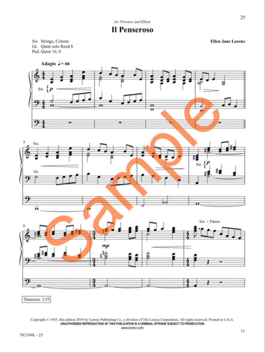 The Organist's Library, Vol. 72 Organ Solo scores gallery preview page 20