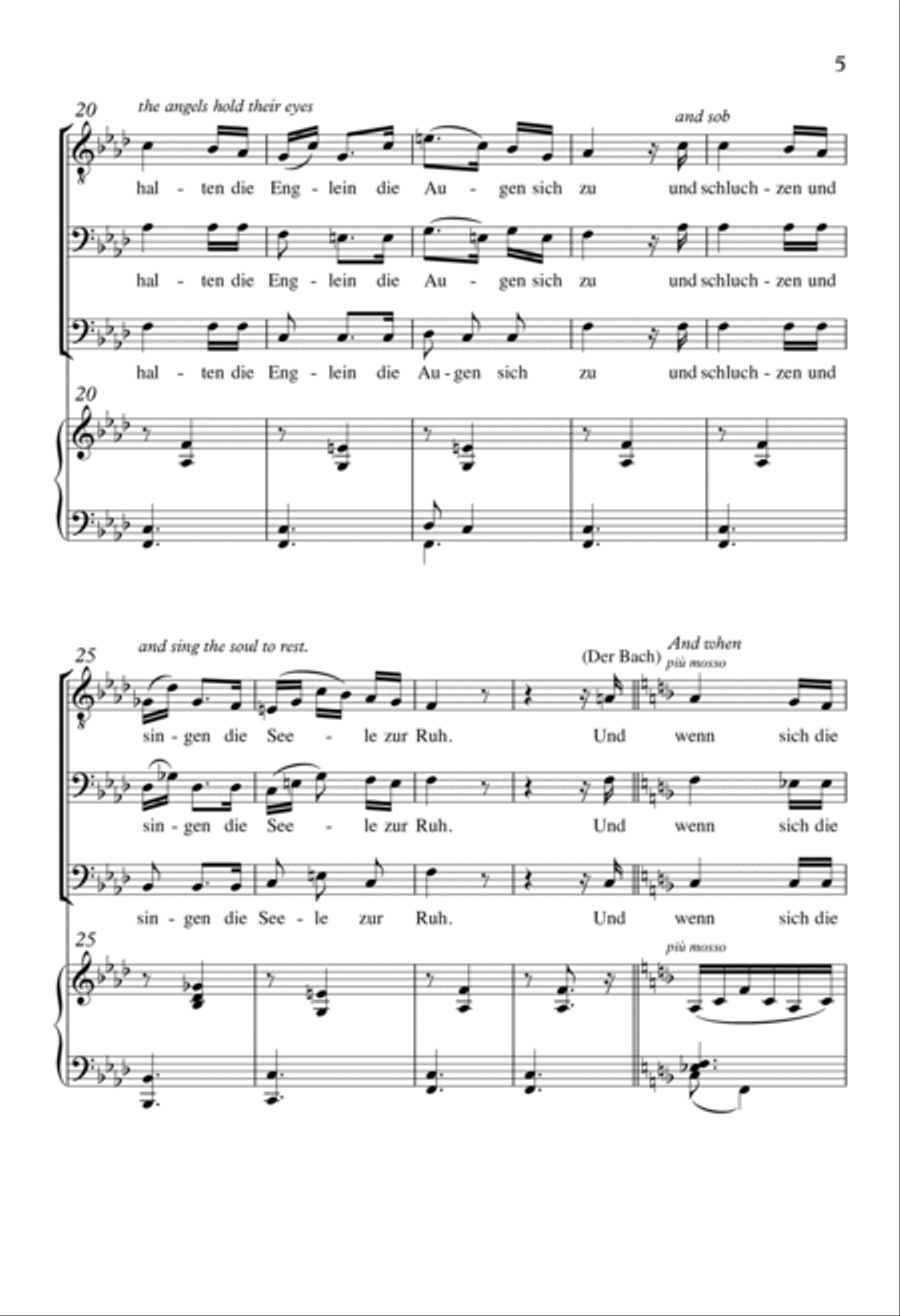 Der Müller und der Bach TTBB scores gallery preview page 3