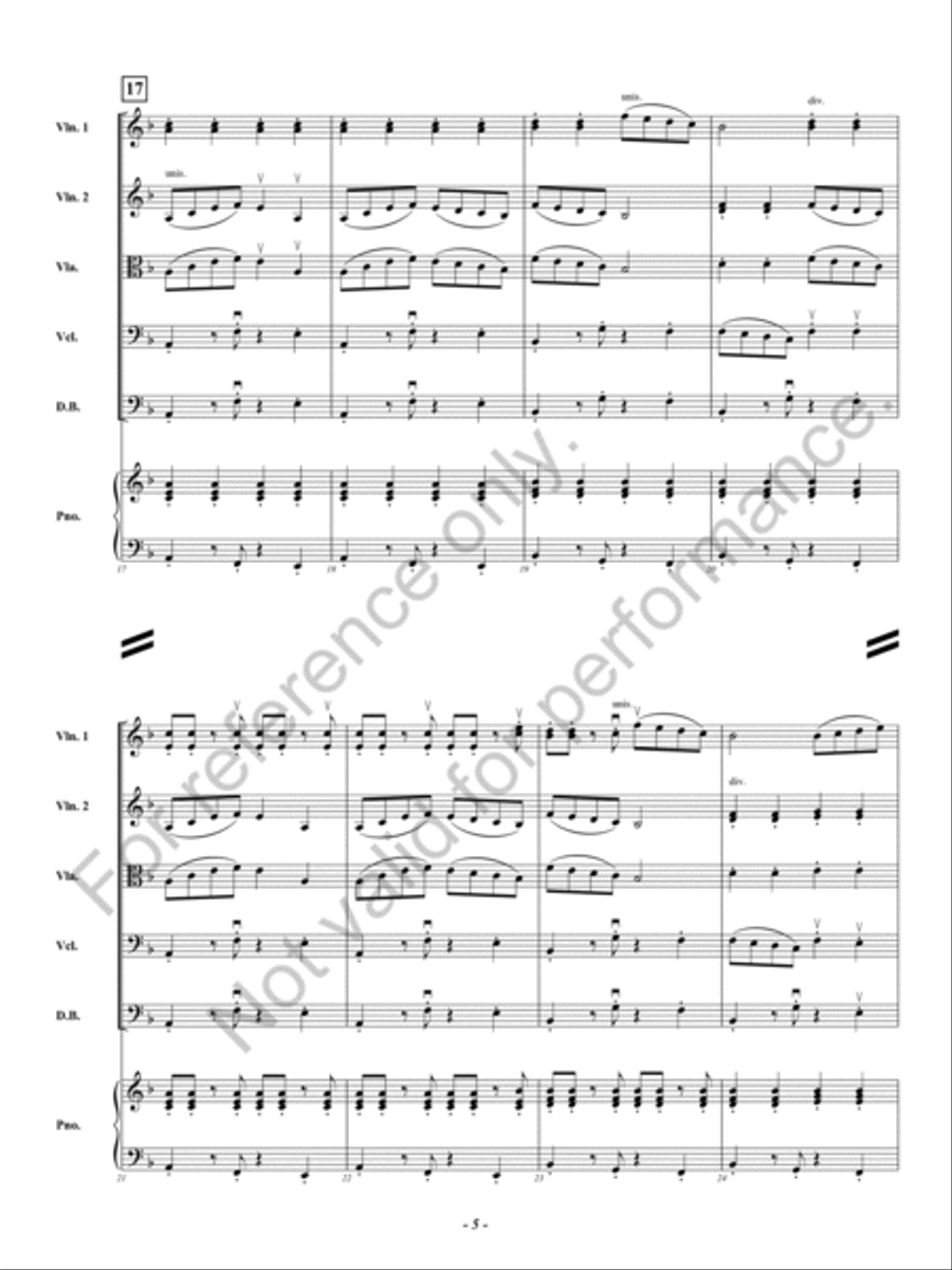 Strange Twists and Devious Turns String Orchestra scores gallery preview page 6