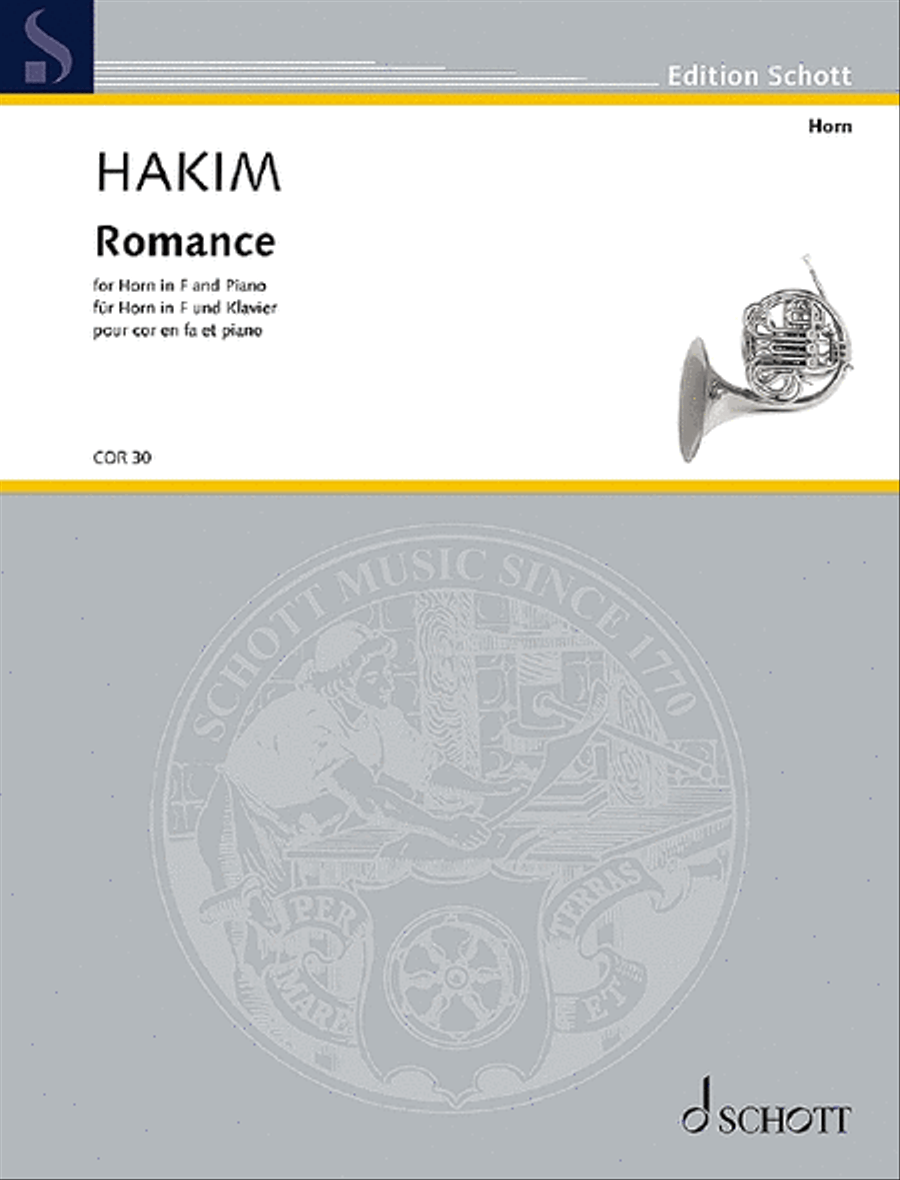 Romance Piano Accompaniment scores gallery preview page 1