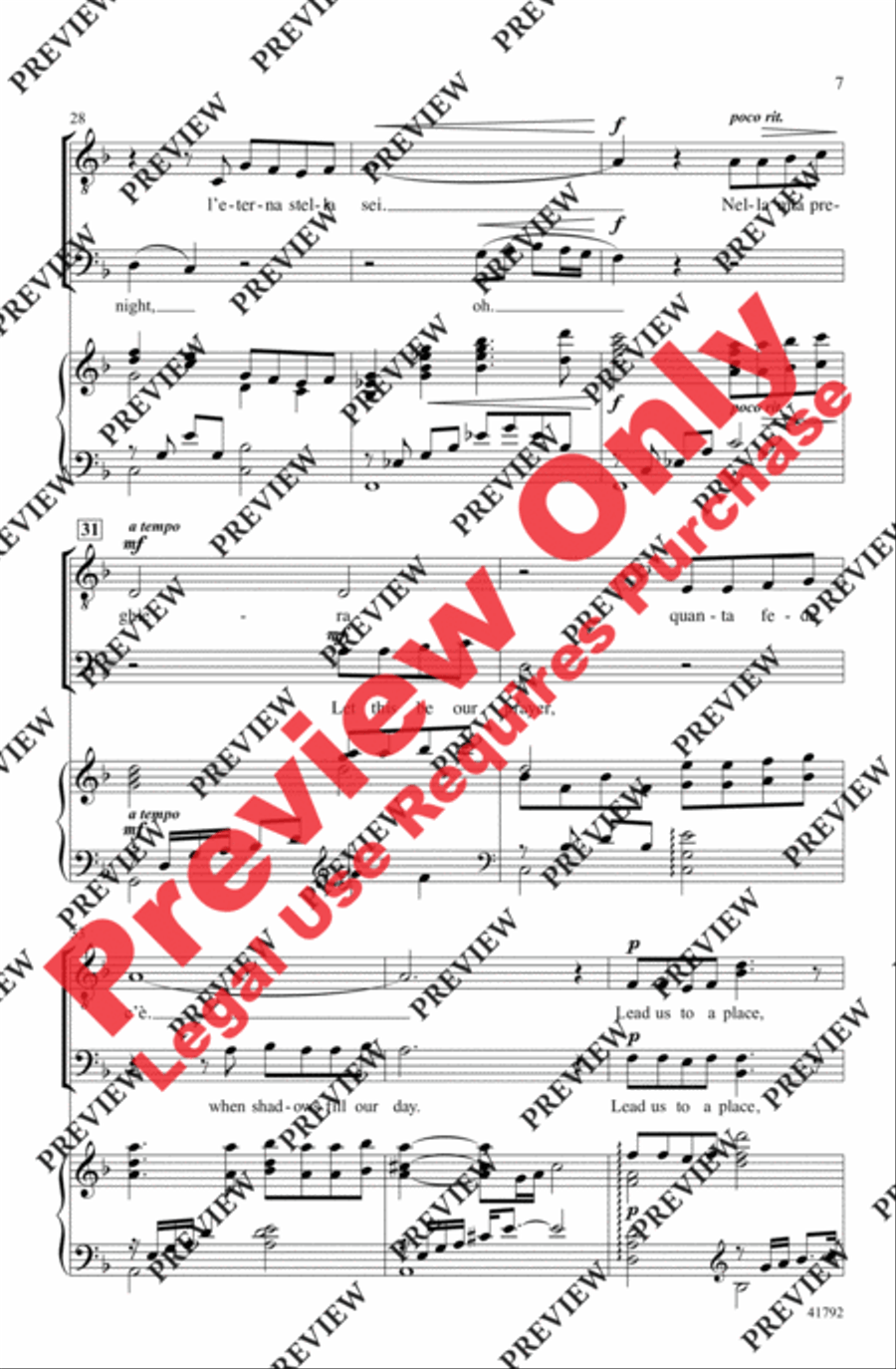 The Prayer The Prayer Men's Choir scores gallery preview page 18