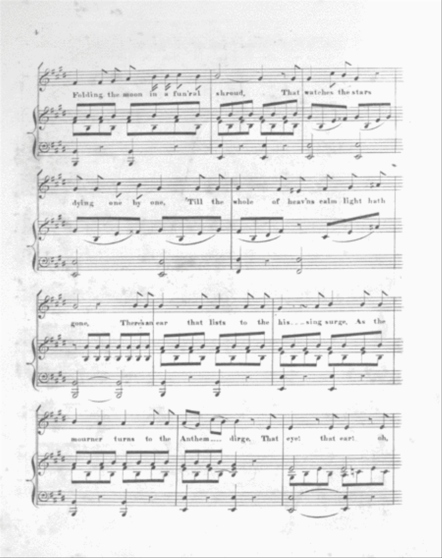 The Mother Who Hath a Child at Sea. A Ballad Voice scores gallery preview page 3