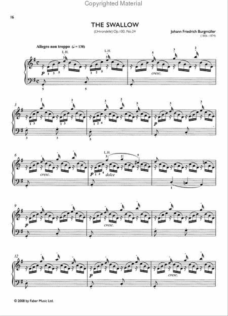 Real Repertoire Studies, Grades 4-6 Piano Method scores gallery preview page 3