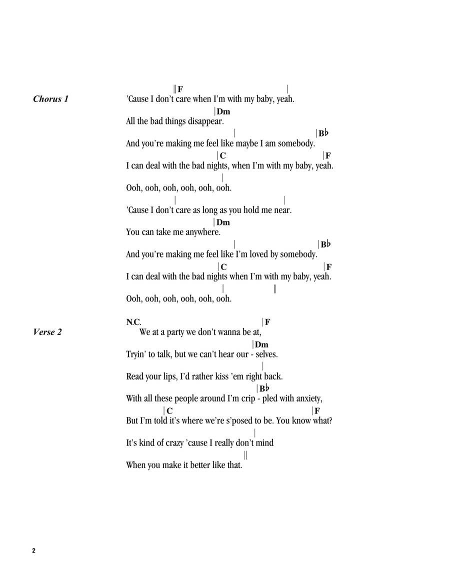 I Don't Care Acoustic Guitar - Digital Sheet Music page 2