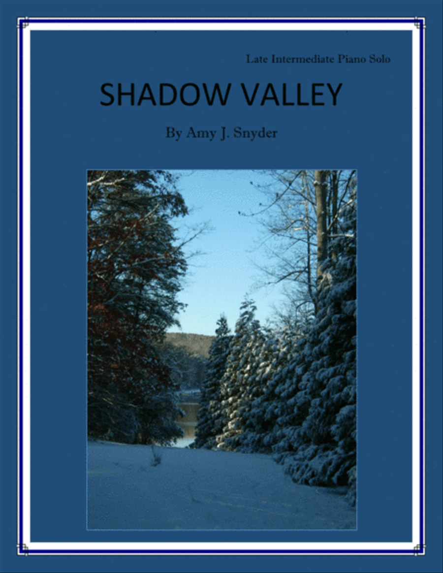 Shadow Valley Piano Solo scores gallery preview page 1