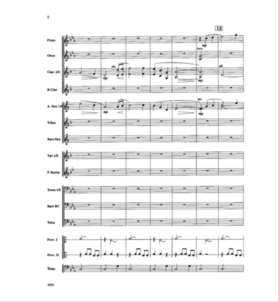 Pevensey Castle Concert Band scores gallery preview page 3