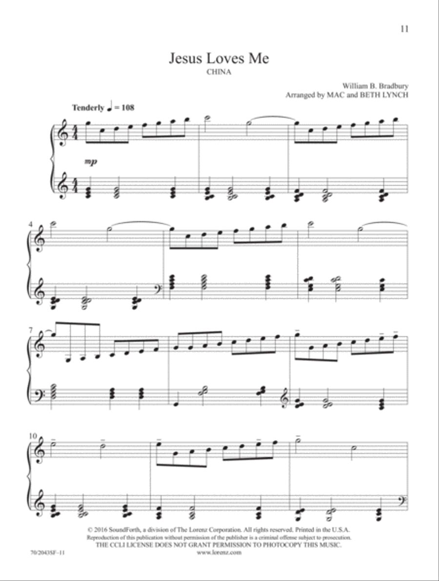 Worthy of Praise Piano Solo scores gallery preview page 4