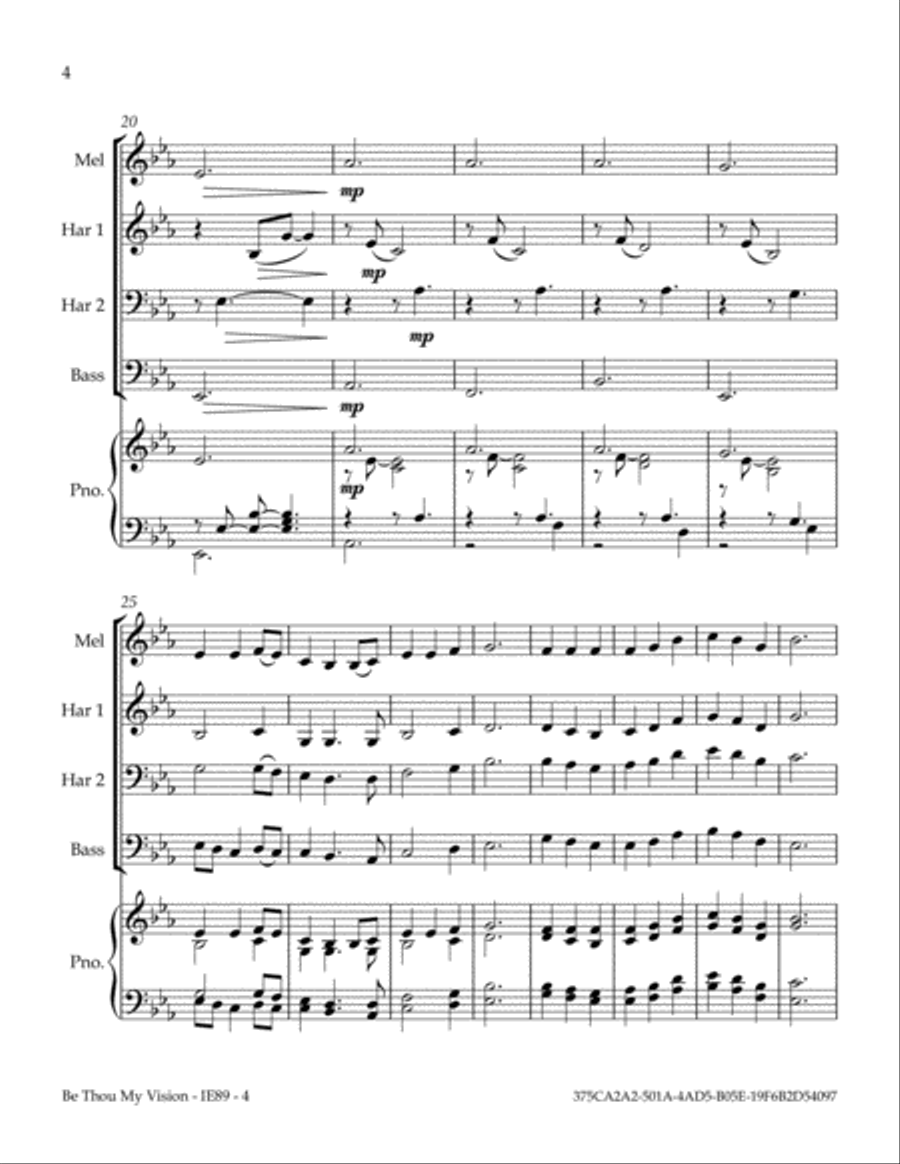 Be Thou My Vision (Any Size Church Orchestra Series) Small Ensemble scores gallery preview page 5