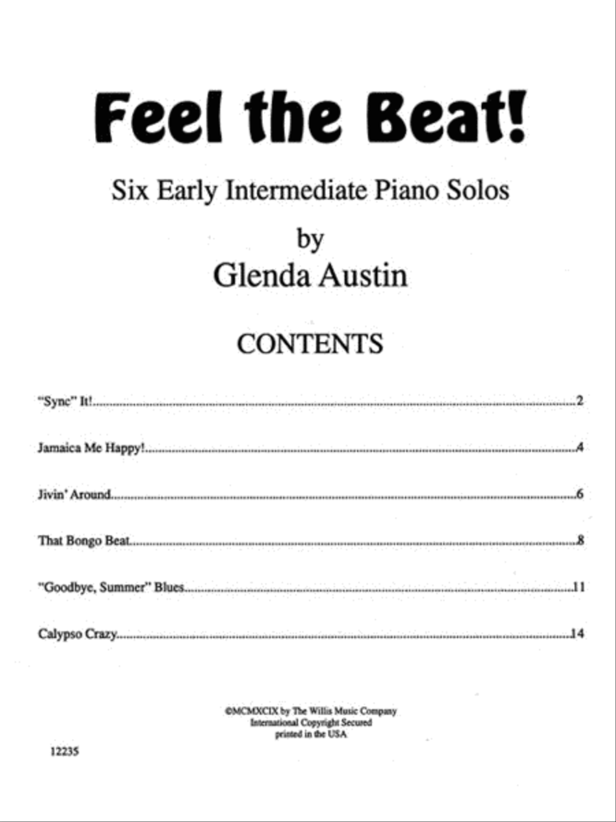 Feel the Beat! Feel the Beat! Piano scores gallery preview page 2