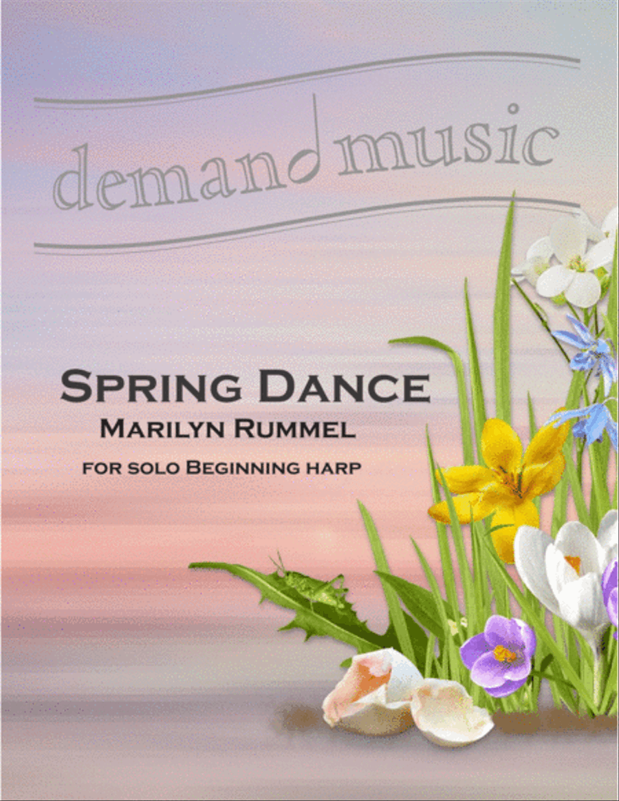 Spring Dance - Beginning harp solo Harp scores gallery preview page 1
