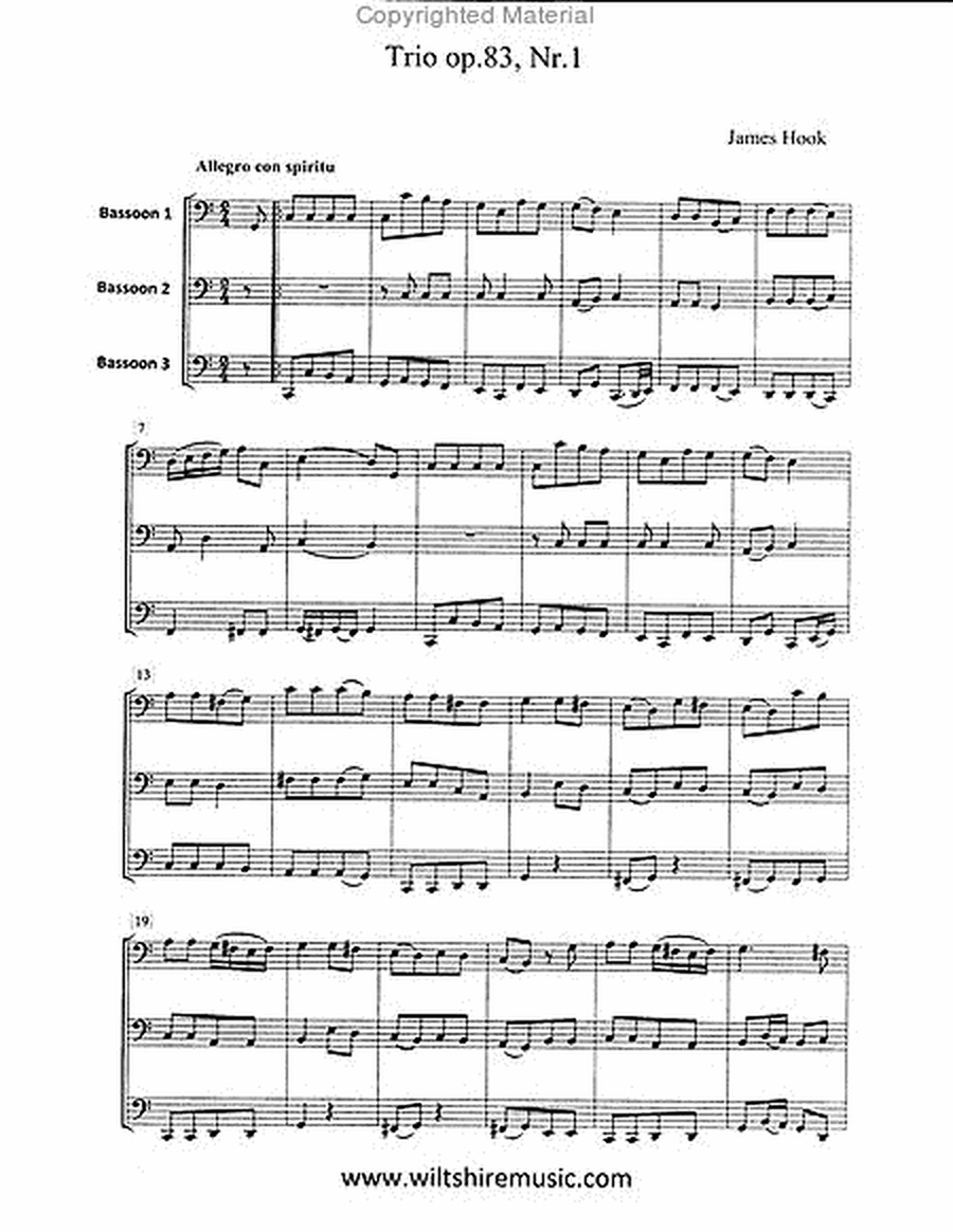 Trio, Op. 83, No.1