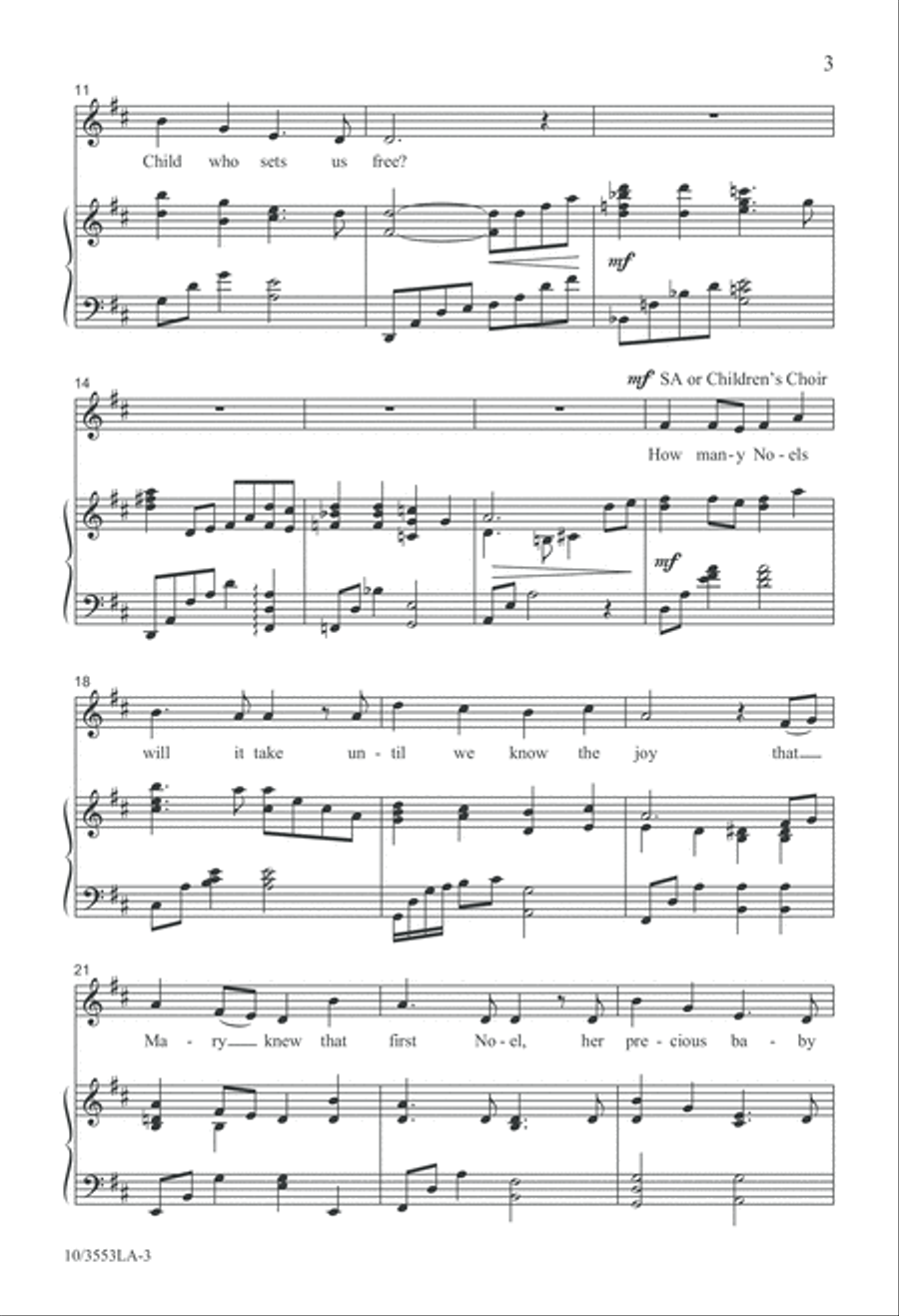 How Many Noels? 4-Part scores gallery preview page 3