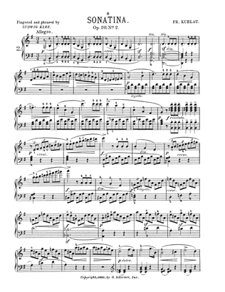Book cover for Sonatina In G Major, Op. 20, No. 2