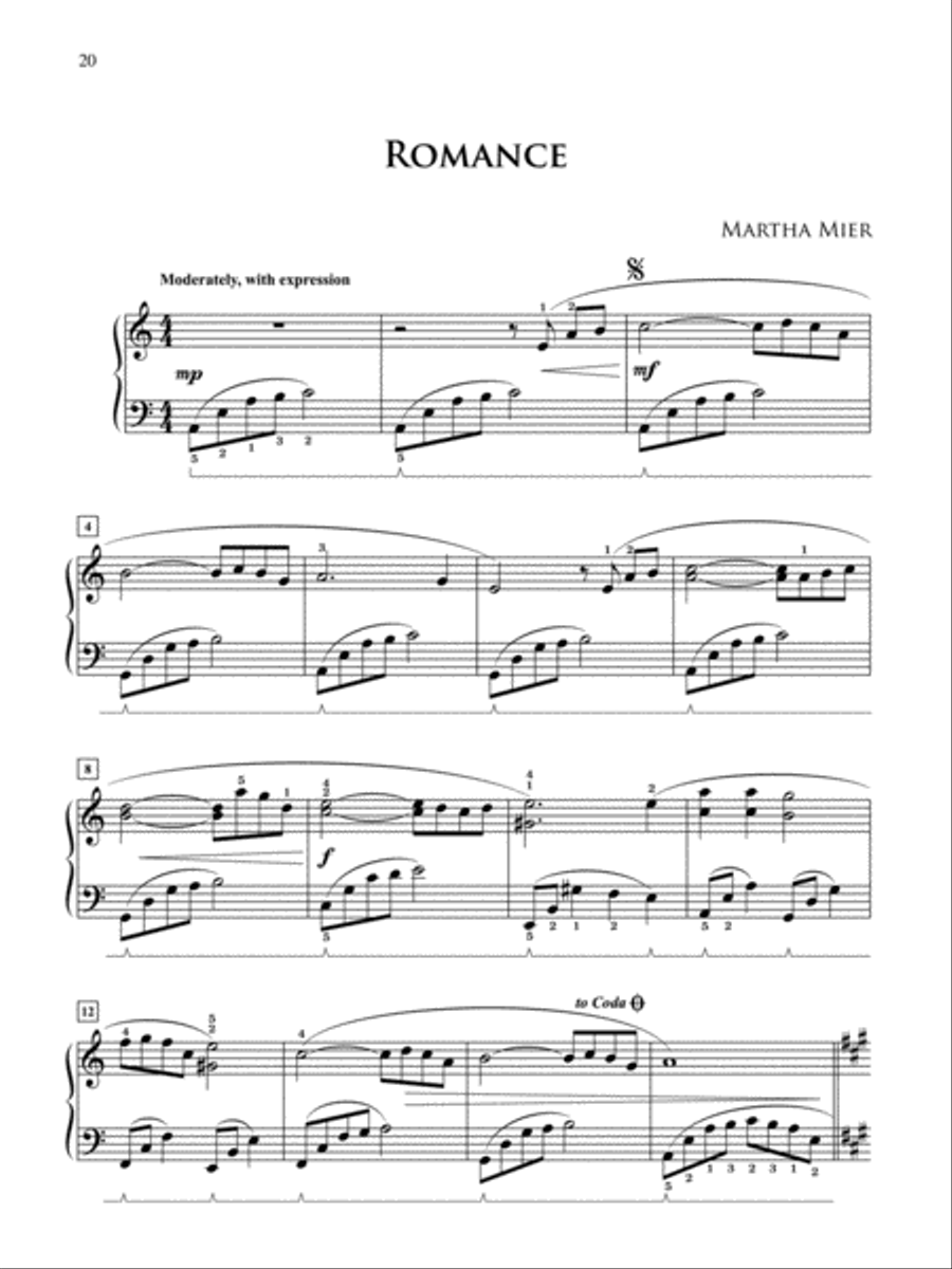 Romantic Sketches, Book 2 Piano Solo scores gallery preview page 4