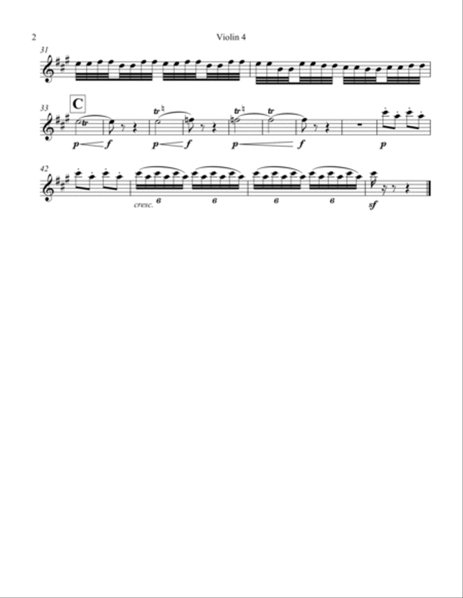 8 Russian Folksongs Humorous Song String Orchestra scores gallery preview page 6