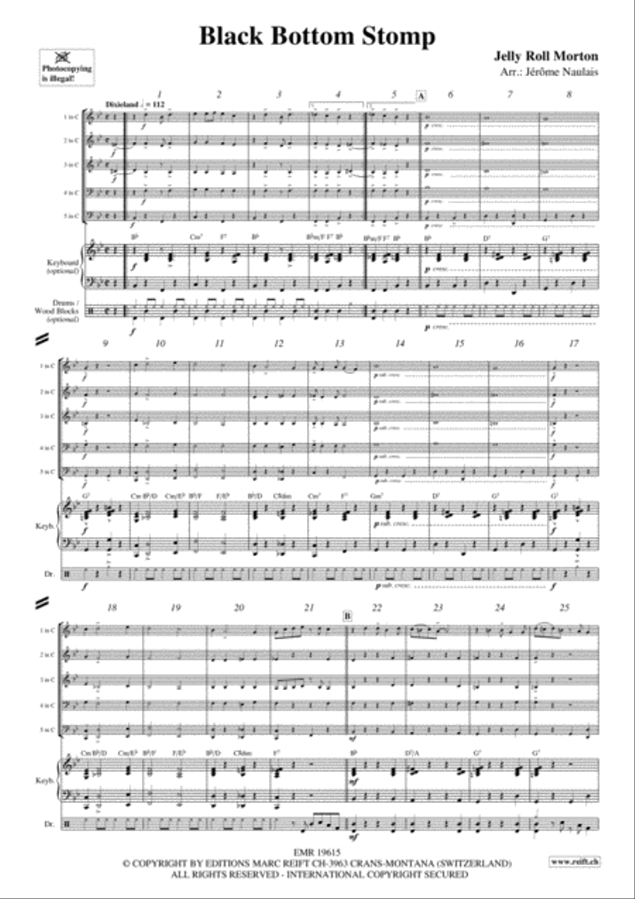 Black Bottom Stomp Brass Band scores gallery preview page 3