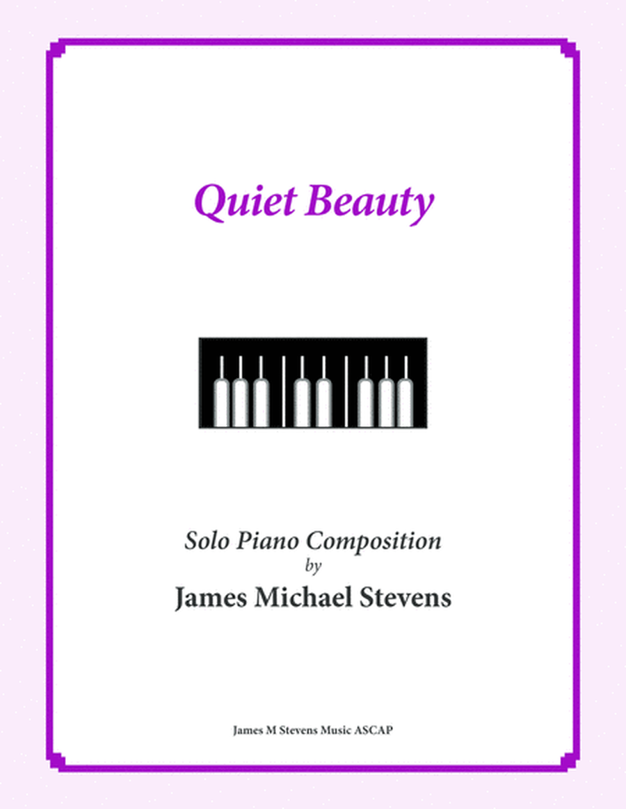 Quiet Beauty (Piano Solo) image number null