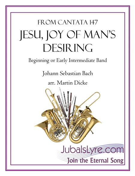 Jesu, Joy of Man's Desiring (Beginning or Early Intermediate Band) image number null